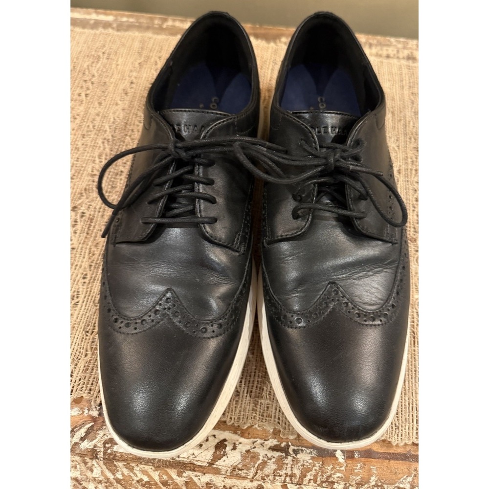Cole Haan Grand.OS Wingtip Oxford Dress Shoes Men's Size 11M black - Picture 9 of 15